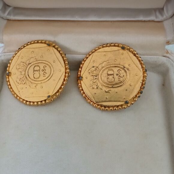 Dior Gold Earrings - Picture 4 of 6